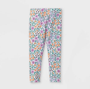 Spring Floral Shredded Leggings